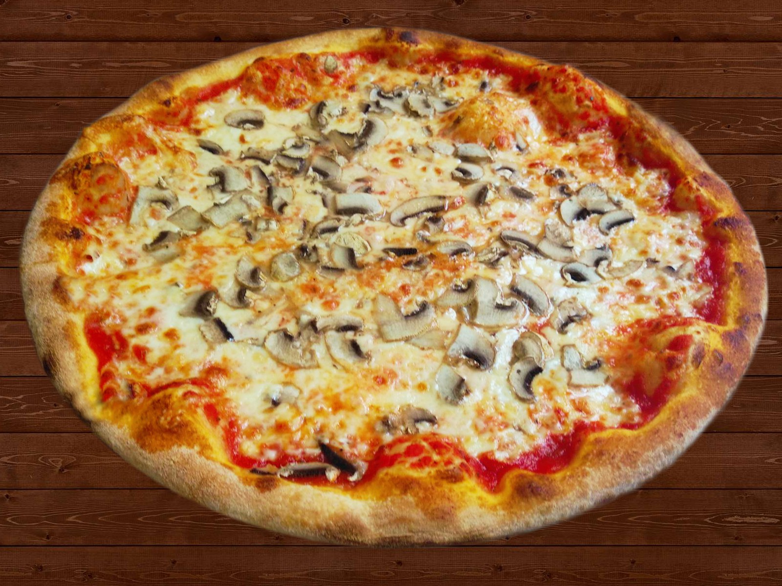 Funghi (gombás) pizza - Inferno Pizza Újpest